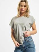 lässiges Urban Classics Damen T-Shirt 140 g/m² mit Baumwolle Grau