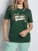 Superdry T-Shirt in grün für Damen, Größe: L. W1010793A